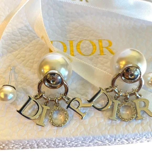 Dior Full Inclusion (Like New) Tribales Earrings - Picture 6 of 6